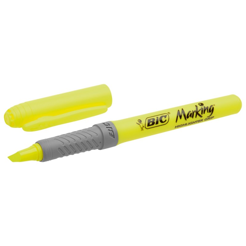 Zakreślacz Bic Brite Liner Grip żółty