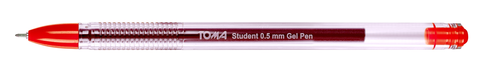 Długopis żelowy Toma Student TO-071 czerwony