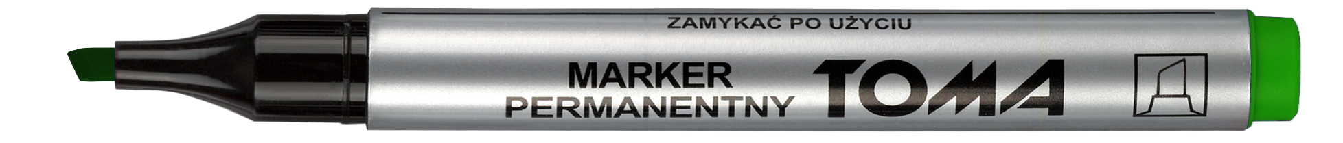 Marker permanentny Toma TO-091 ścięty zielony