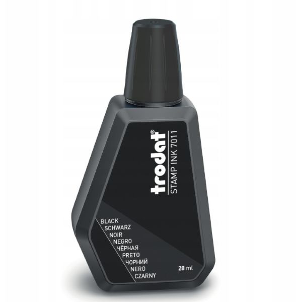 Tusz Trodat 7011, 28ml, czarny 55886