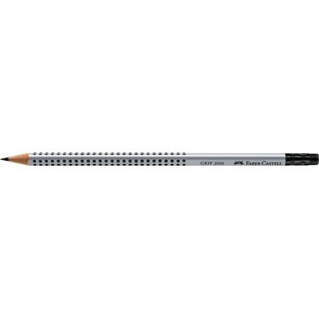 Ołówek z gumką Faber-Castell Grip 2001 B
