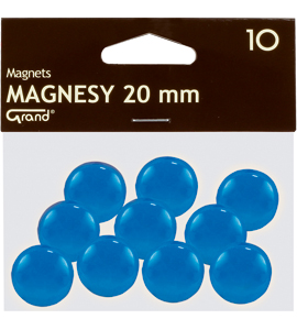 Magnes 20 mm Grand 1szt. niebieski
