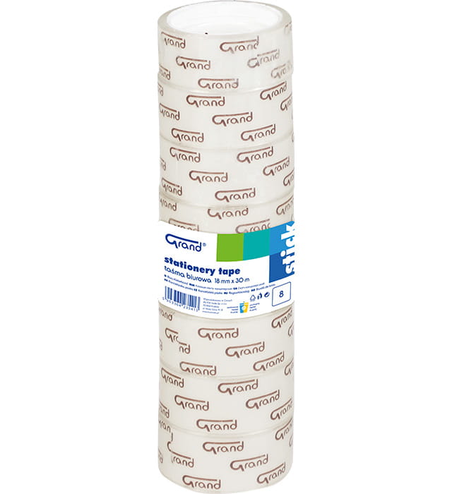 Taśma klejąca 18mmx10mb (8) Grand