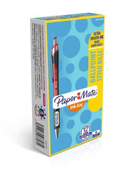 Długopis InkJoy 550RT M Paper Mate czerwony