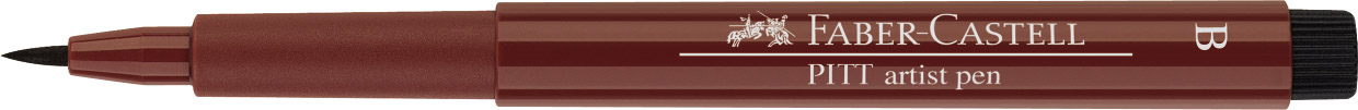 Pisak Pitt Artist Pen Brush Indian Red