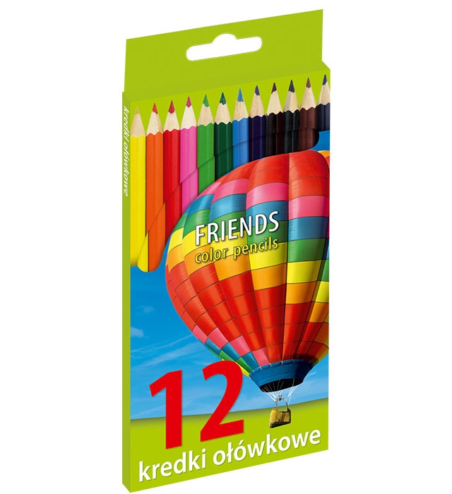 Kredki ołówkowe Unionl zestaw 12 kolorów