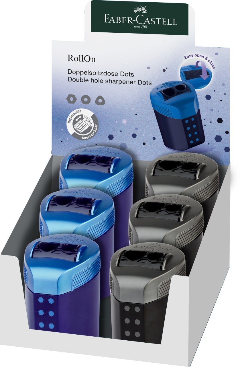 Temperówka podwójna RollOn Dots Faber Castell