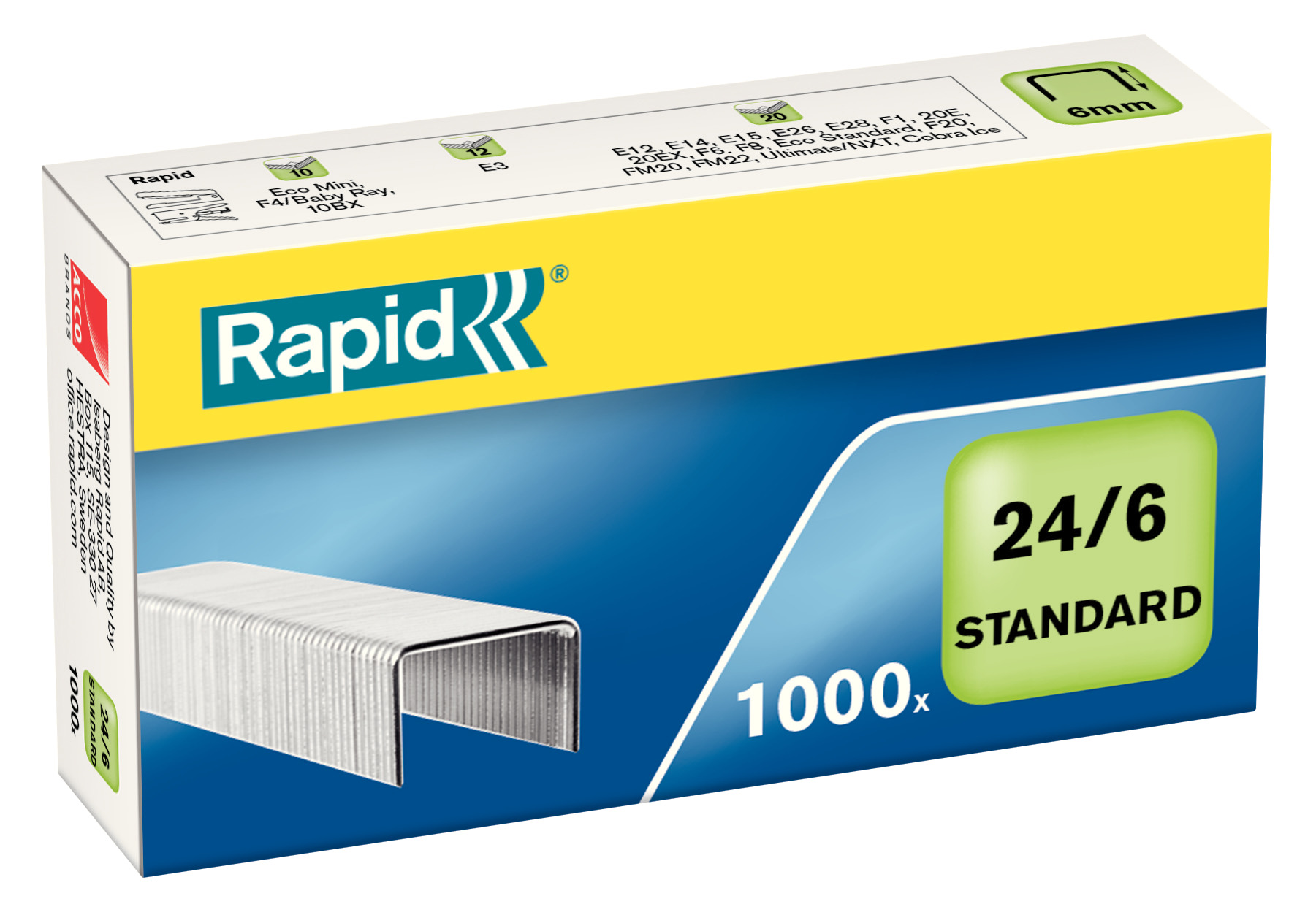 Zszywki Rapid Standard 24/6 (1000 szt.)