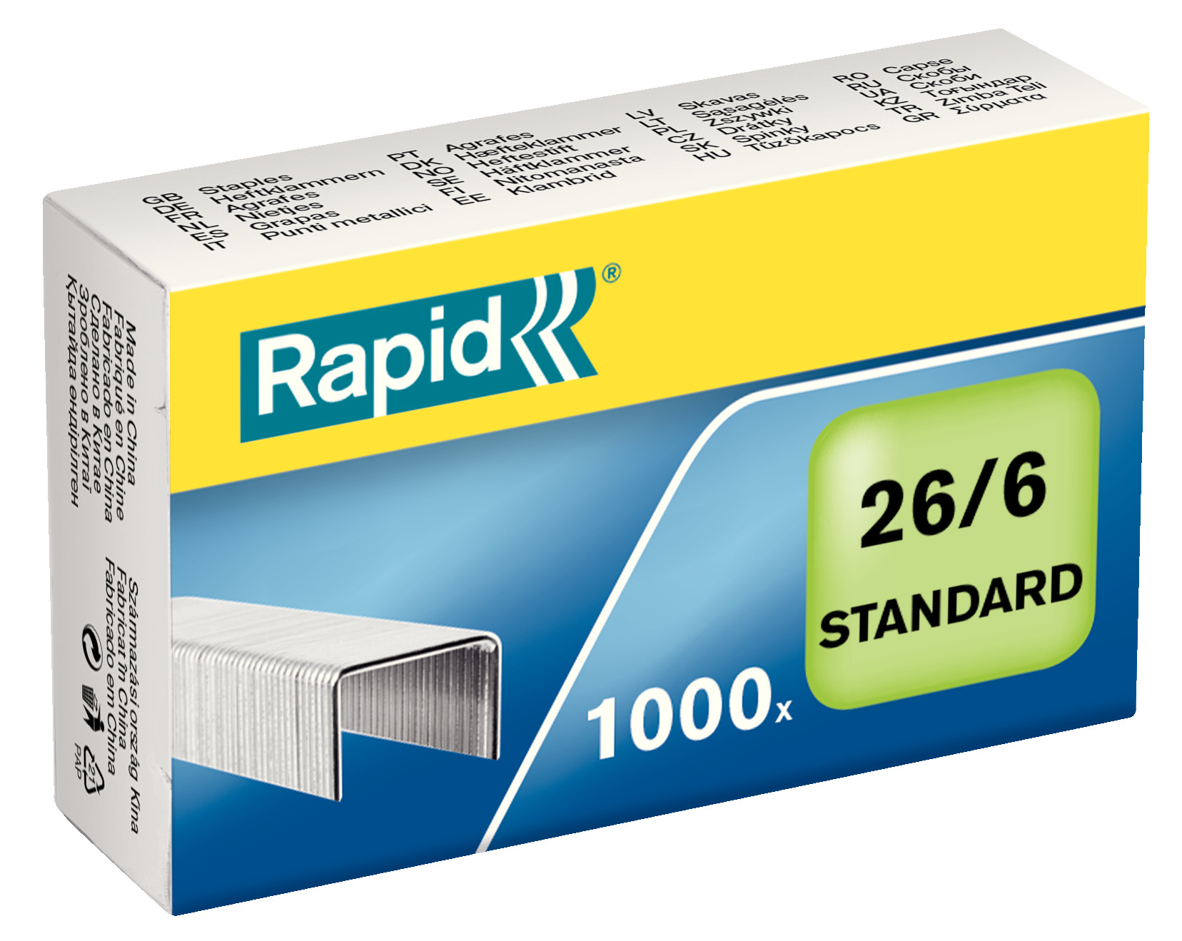 Zszywki Rapid Standard 26/6 (1000 szt.)