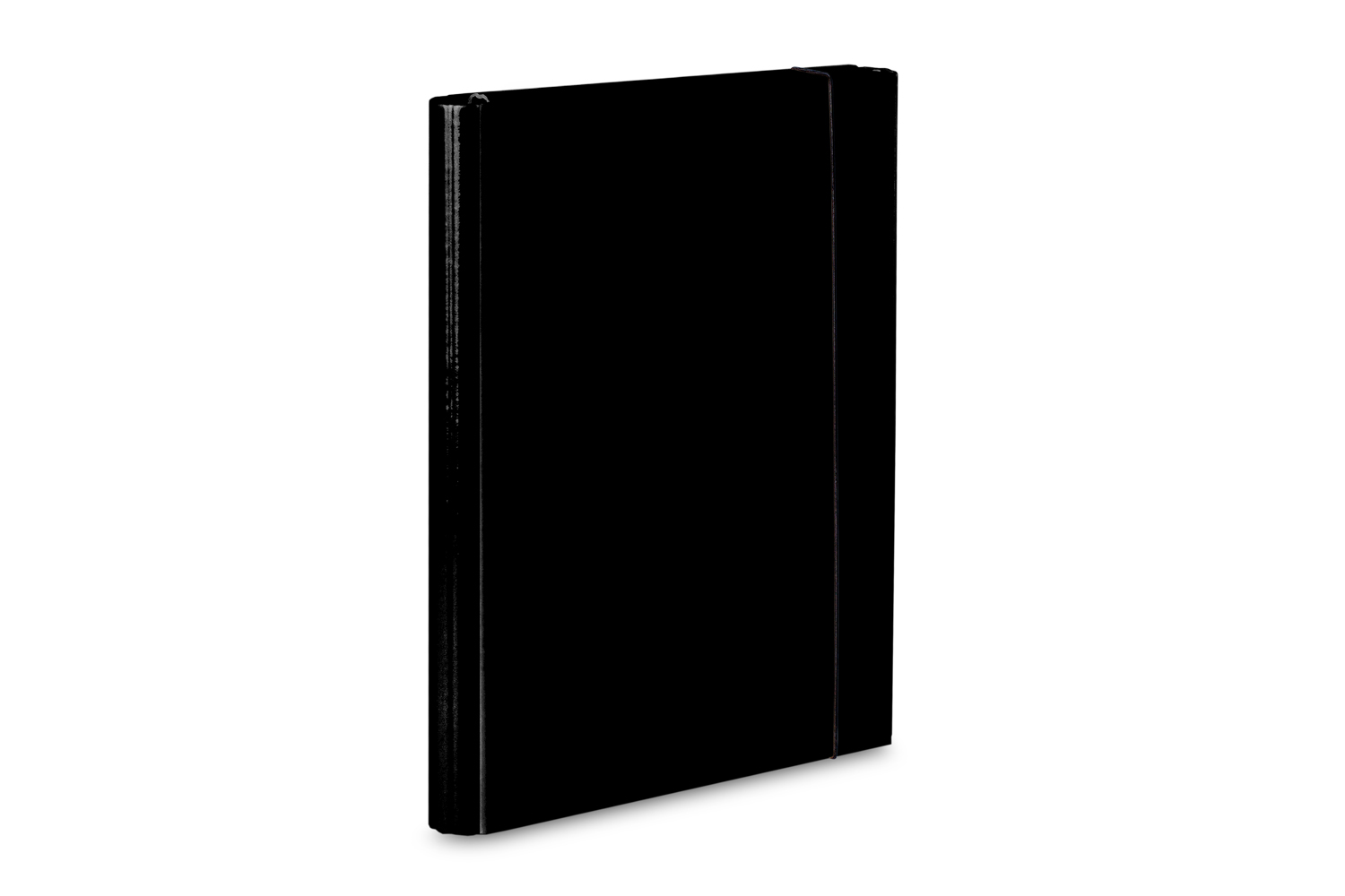 Teczka skrzydłowa z gumką A4 4cm VauPe czarna