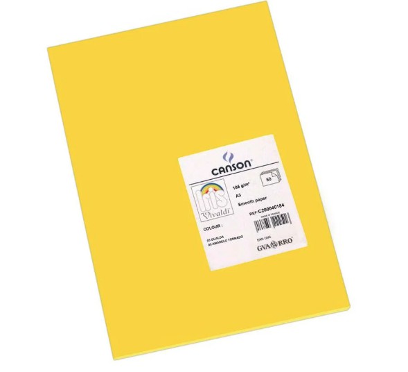 KARTON A3/50 185G Iris KANARKOWY/ZŁOCISTOŻÓŁTY 04048010040184 / 200040184