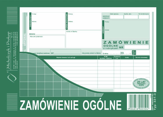Zamówienie ogólne  MiP 331-3 A5