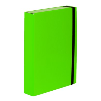 Teczka skrzydłowa z gumką Caribic Box A4 5cm VauPe jasnozielona
