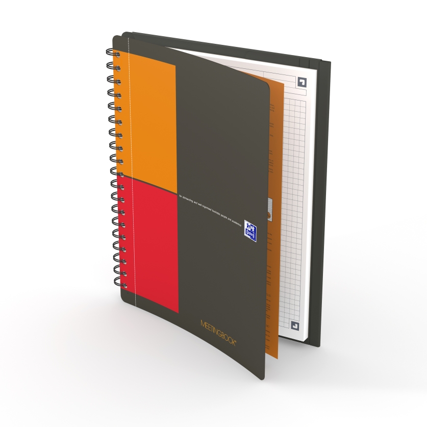 Kołozeszyt Ab/80 kratka Oxford Meetingbook okładka PP