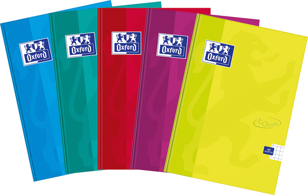 Brulion w linię A5/96 Oxford Touch 90g mix kolorów