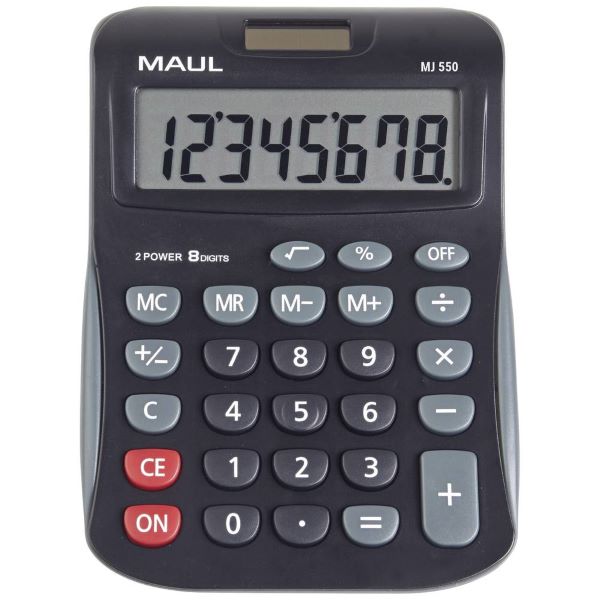 Kalkulator Maul MJ 550 junior 8poz. czarny 72634/90 ML Amex