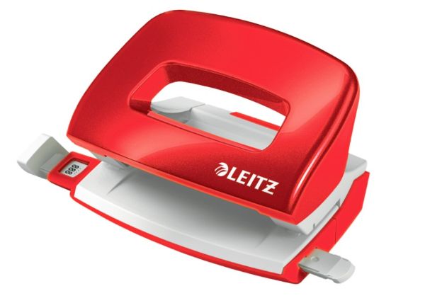 Dziurkacz Leitz WOW New Nexxt 5060 mini metaliczny czerwony 50601026