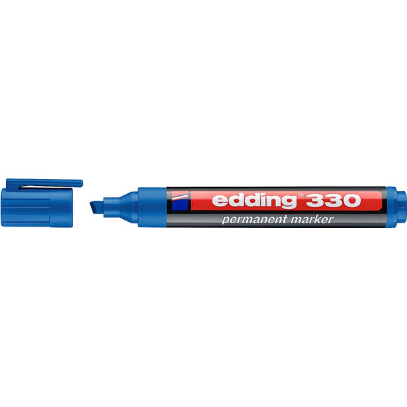 Marker permanentny Edding 330 jasnoniebieski ścięty