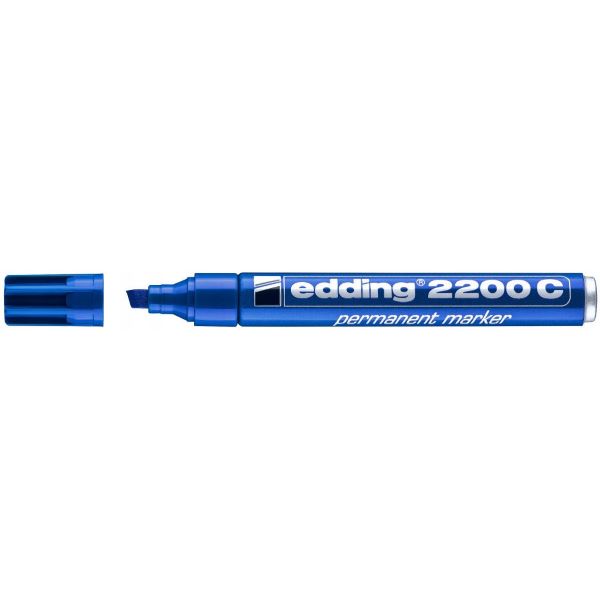 Marker perm. Edding 2200 ścięty  niebieski
