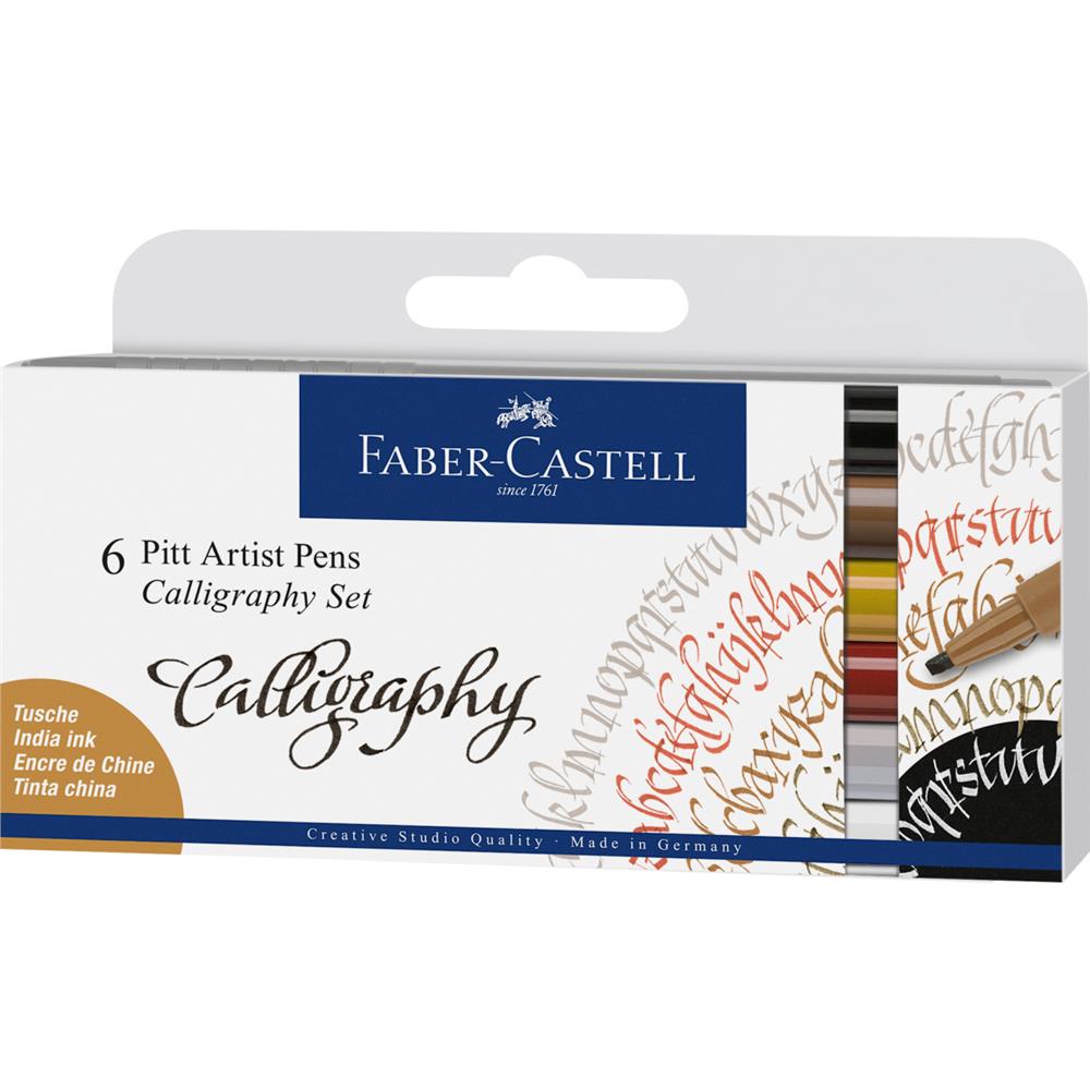 Zestaw do kaligrafii Pitt Artist Pen (6szt) w etui 167506FC