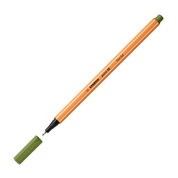 Cienkopis Stabilo Point 88/35 zieleń mchu
