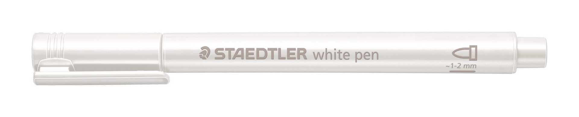 Marker metaliczny M 1-2mm Staedtler okrągły biały