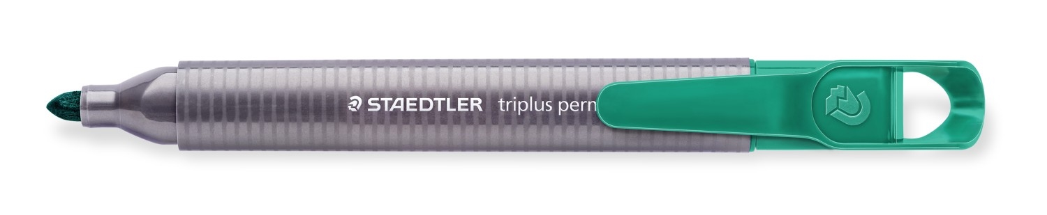 Marker permanentny Staedtler Triplus okrągły zielony S 3552-5