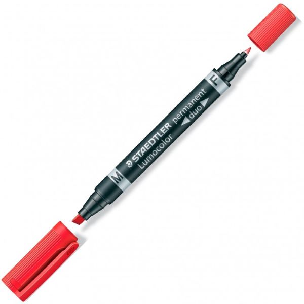 Foliopis LUMOCOLOR duo S348-2 czerwony