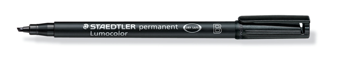 Foliopis Staedtler Lumocolor czarny B