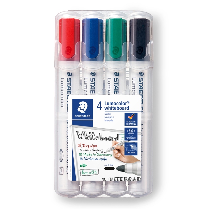 Marker suchościeralny Staedtler okrągły 4 kolory