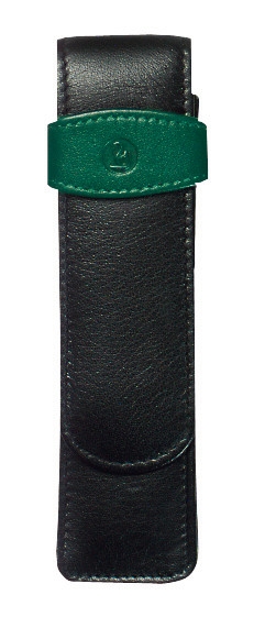 Etui TG 22 skóra czarno/zielona Pelikan