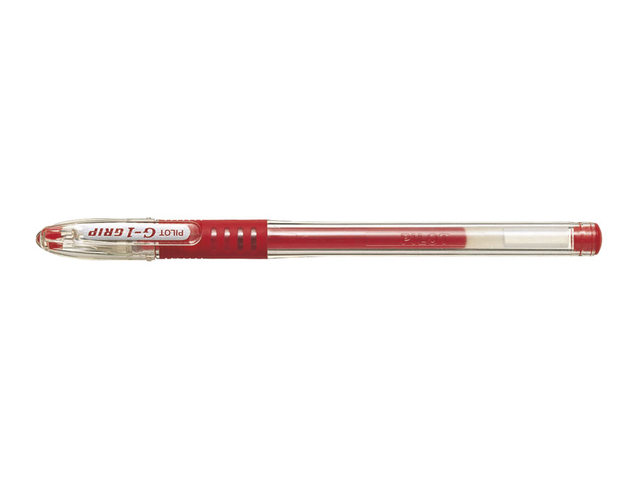 Długopis żelowy Pilot G1 Grip czerwony