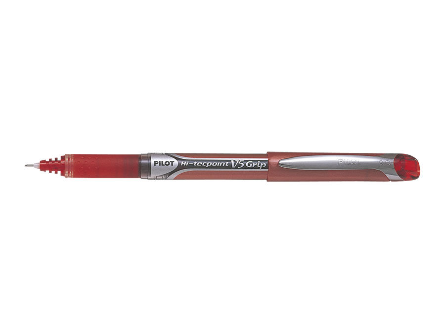 Cienkopis kulkowy V5 Grip Pilot czerwony