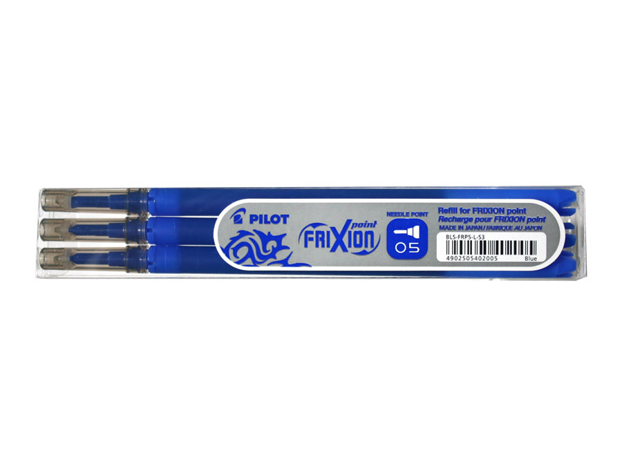 Wkład Frixion Point 0,5 mm. niebieski (3 szt.) Pilot