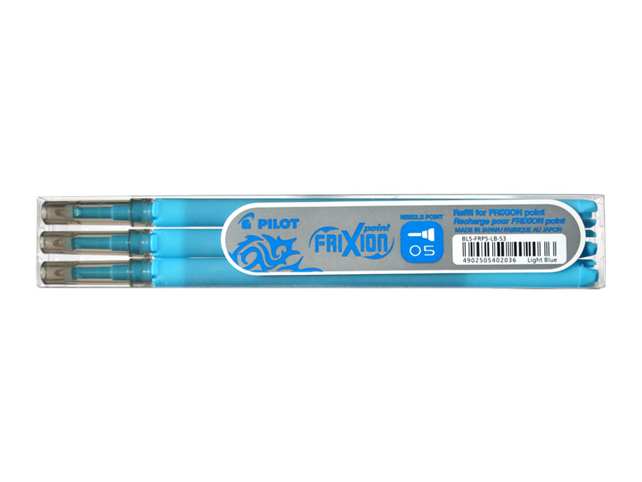 Wkład Frixion Point 0,5 mm. jasnoniebieski (3 szt.) Pilot