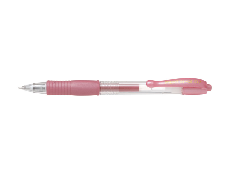 Długopis żelowy G2 metallic Pilot różowy