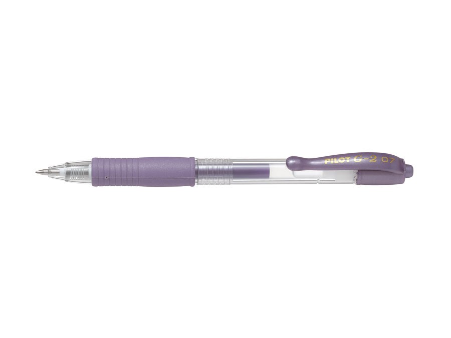 Długopis żelowy G2 metallic Pilot fioletowy