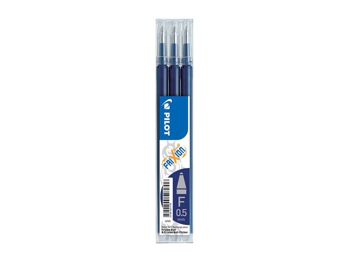 Wkład Frixion Clicker wymazywalny 0,5mm granatowy 3szt. Pilot