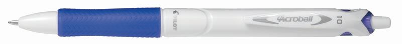 Długopis Acroball Pure White M Pilot niebieski