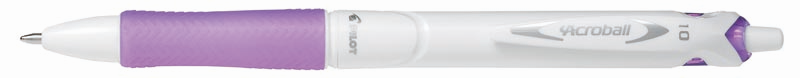 Długopis Acroball Pure White M Pilot fioletowy