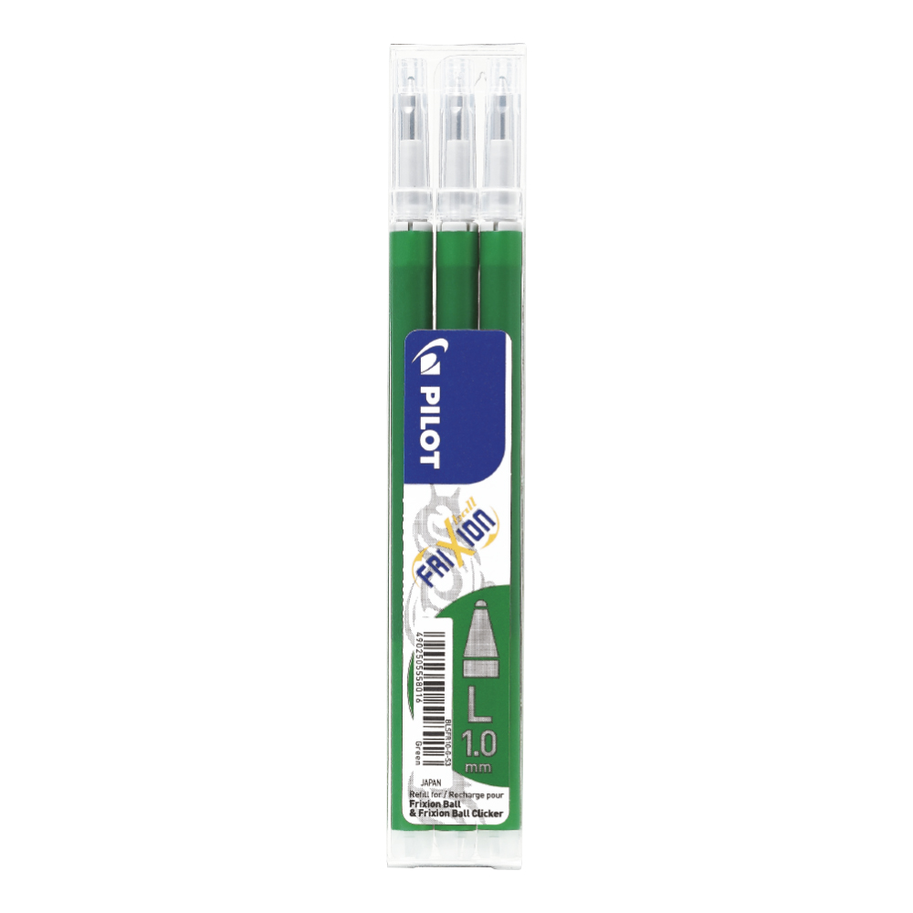 Wkład Frixion Ball 1.0 mm. zielony (3 szt.) Pilot