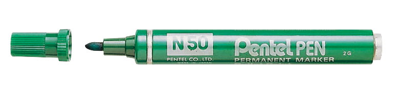 Marker permanentny Pentel N50 zielony