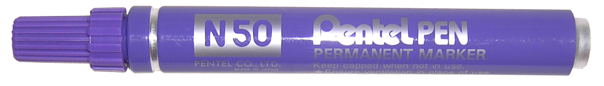 Marker permanentny Pentel N50 fioletowy