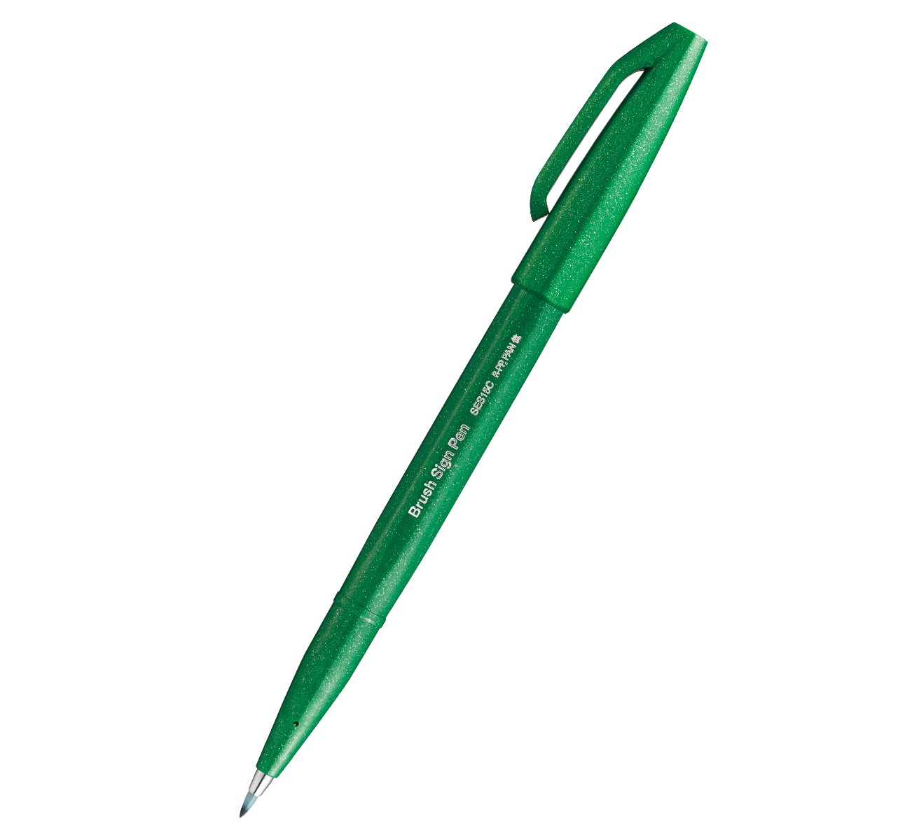 Pisak Brush Sign Pen SES15C-D Pentel zielony