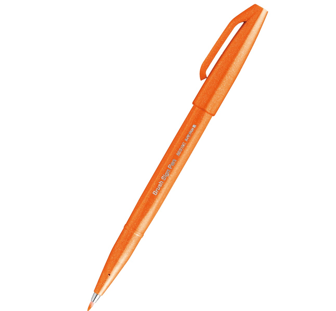 Pisak Brush Sign Pen SES15C-F Pentel pomarańczowy