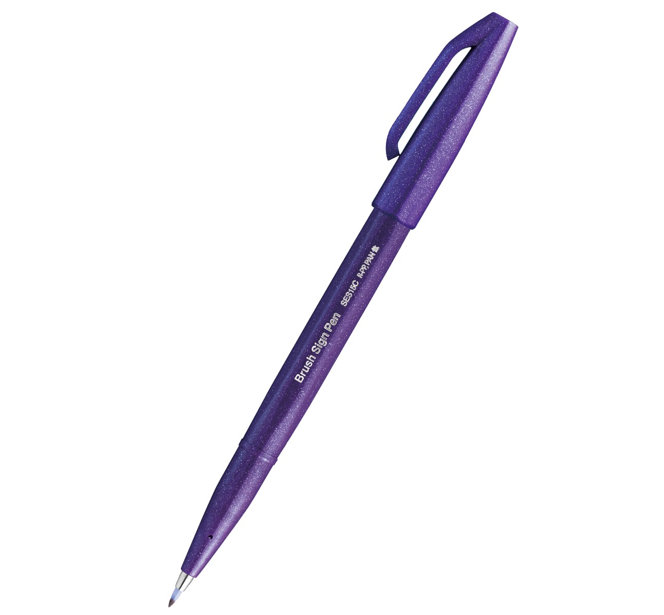 Pisak Brush Sign Pen SES15C-V Pentel fioletowy