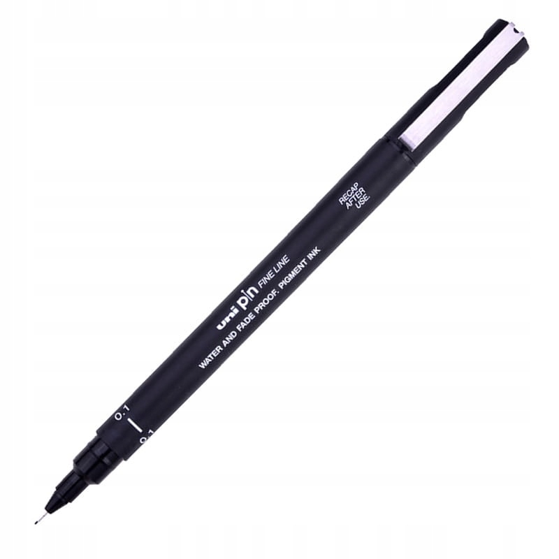 Cienkopis kreślarski Uni 0,1mm czarny