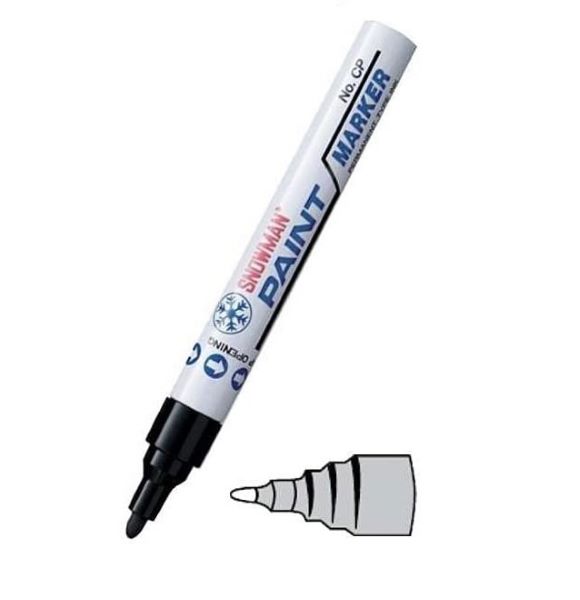Marker olej. Snowman gr. czarny