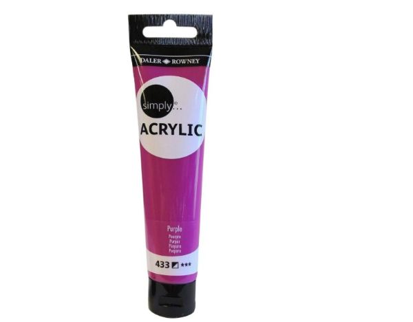 Farba akryl. Simply Acrylic 75ml purpurowa 126975433 FILA