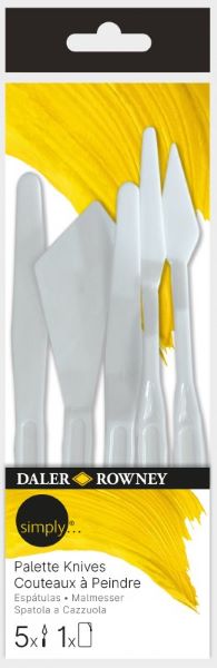 Szpachelka DAL SIMPLY PLASTIK PALETTE KNIVES SET 845100002 Fila
